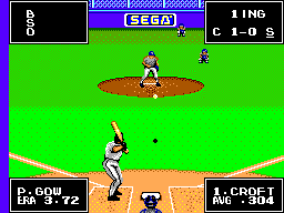 American Baseball screenshot 3 for Sega Master System